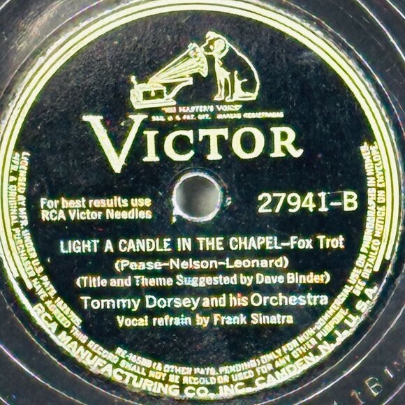 Tommy Dorsey & His Orchestra He's My Guy - Victor Record 27941 Fox Trot 78 RPM - Picture 3 of 4